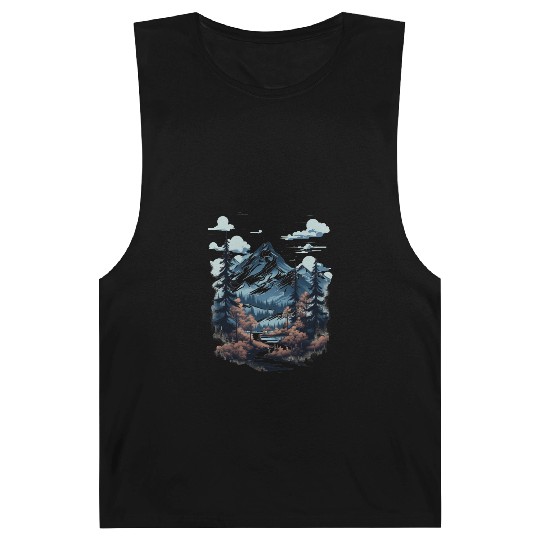 Midnight Mountain Serenity Barnard Tanks