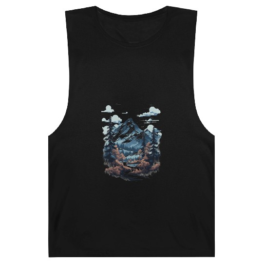 Midnight Mountain Serenity Barnard Tanks