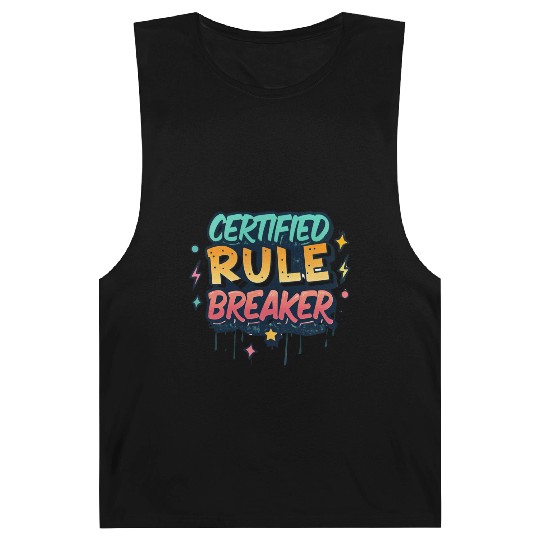 Certified Rule Breaker | Graffiti Streetwear Barnard Tanks