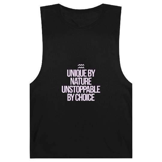 Unique By Nature Aquarius Character Zodiac Barnard Tanks