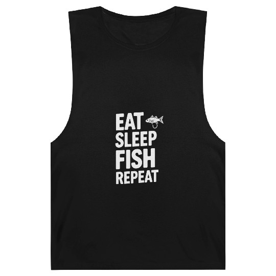 Eat Sleep Fish Repeat River Fishing Barnard Tanks