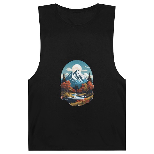 Majestic Peaks and Autumn Serenity Barnard Tanks