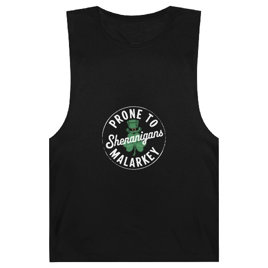Prone To Shenanigans & Malarkey St Patrick's Day Barnard Tanks