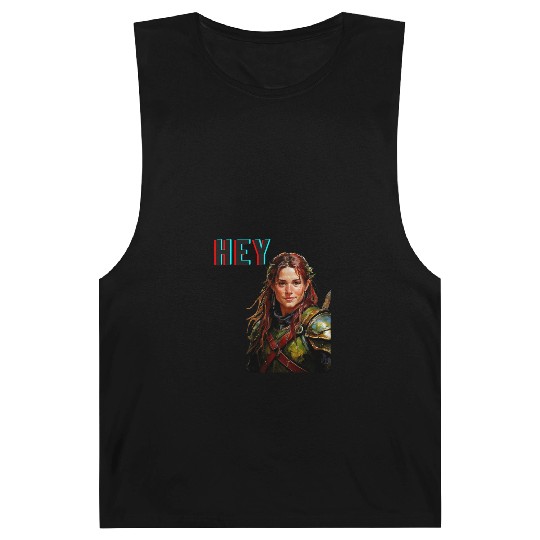 Fantasy Warrior Girl Art – Bold RPG Design Barnard Tanks
