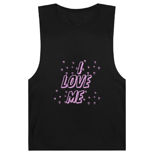 I love me – Self-Love & Confidence Design Barnard Tanks