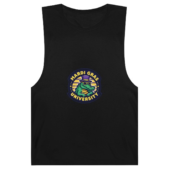 Mardi Gras University Alligator Men's Mardi Gras Barnard Tanks