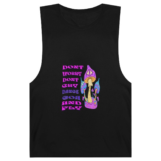 Music Festival Barnard Tanks - Colorful Yoga Outfit
