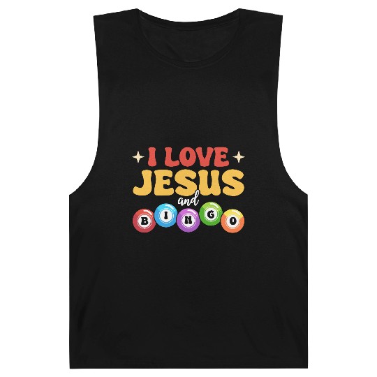 I Love Jesus and Bingo Barnard Tanks