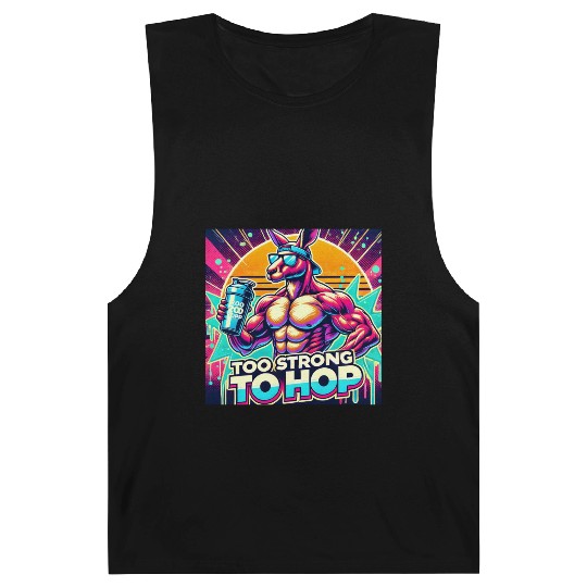 Retro Muscle Kangaroo Barnard Tanks