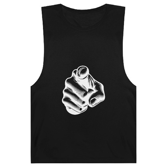 Classic Iconic Finger Pointing Hand Gesture Barnard Tanks
