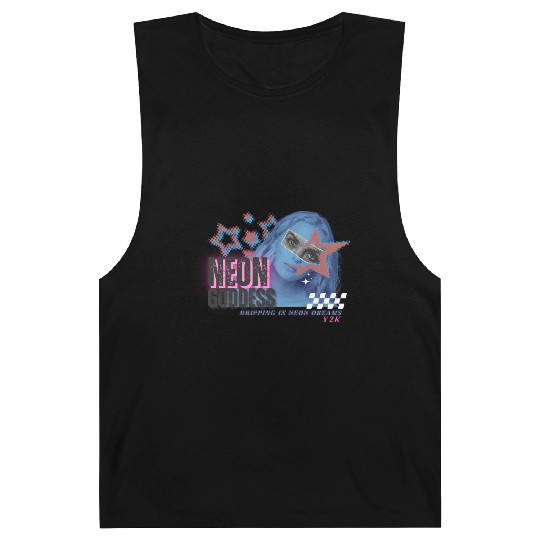 Neon Goddess Y2K Barnard Tanks Design