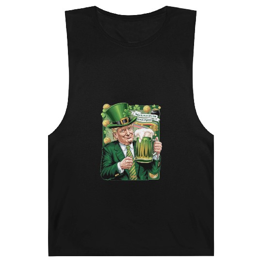 Make St Patrick's Day Great Again Trump Barnard Tanks