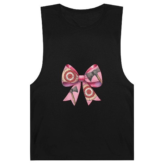 Coquette Bow Axe Throwing Axe Thrower Mothers Day Barnard Tanks