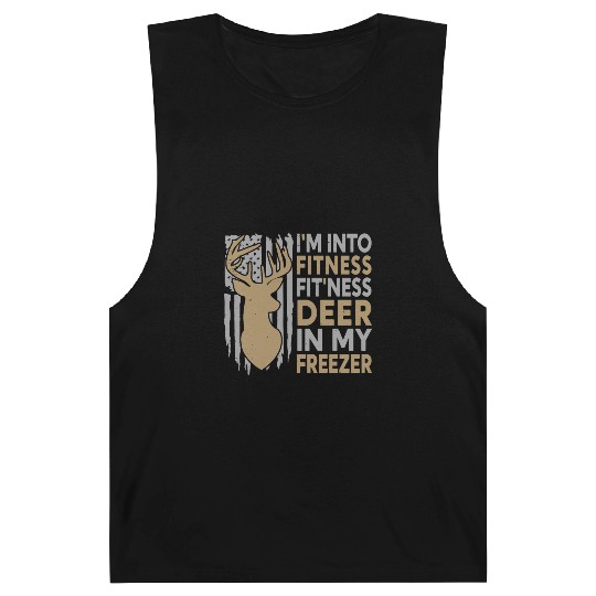 I'm Into Fitness Fit'Ness Deer In My Freezer Deer Barnard Tanks