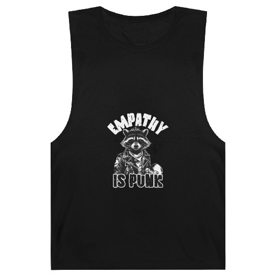Empathy is PUNK Raccoon Barnard Tanks