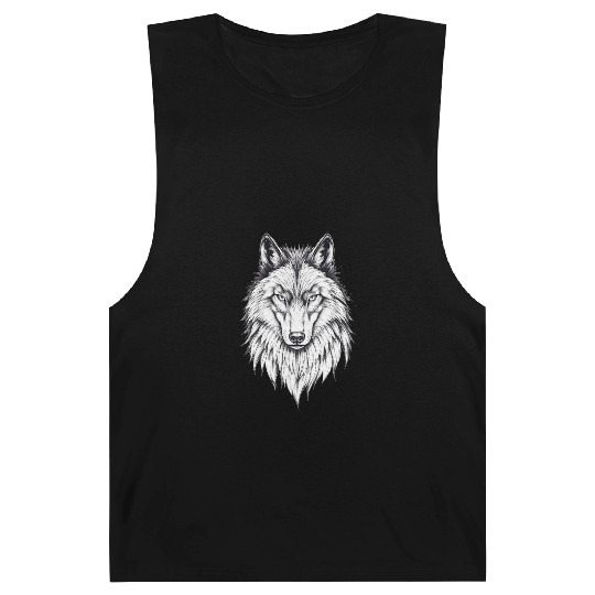 Wolf Face: Majestic and Wild Barnard Tanks