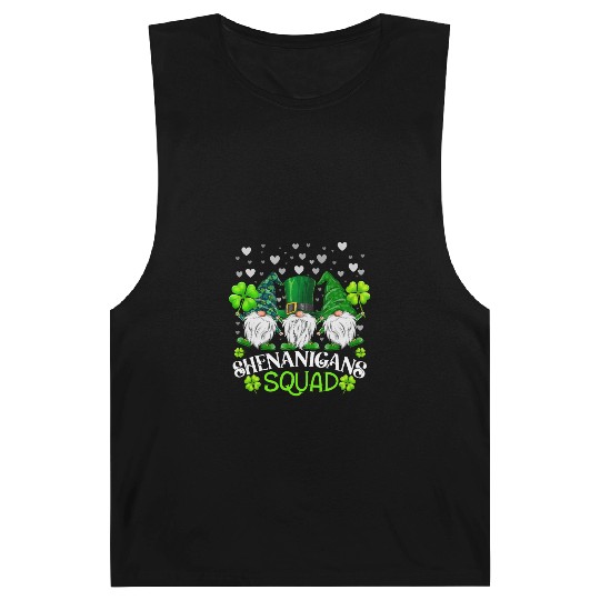 Shenanigans Squad St Patricks Day Gnomes Irish Barnard Tanks