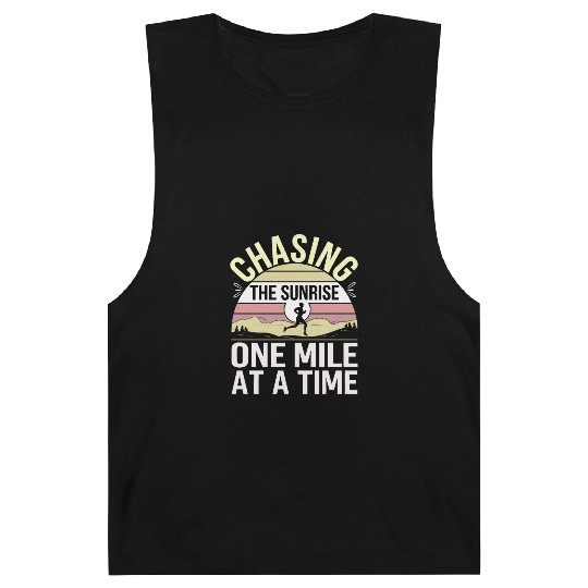 Sunrise Runner Early Morning Fitness Dawn Running Barnard Tanks