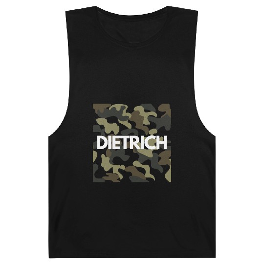 Dietrich Name Barnard Tanks Men Good Quality Camouflage