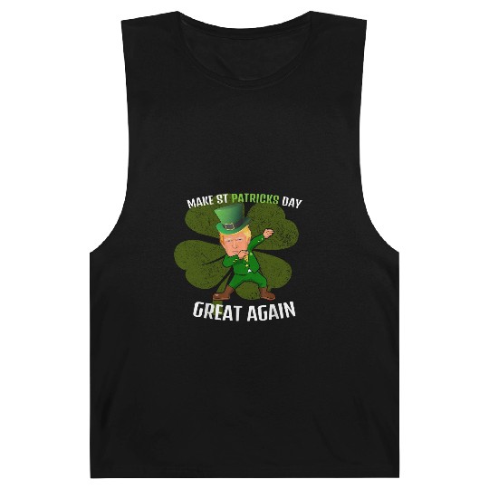 Make St. Patrick's Day Great Again: Trump-Inspired Barnard Tanks