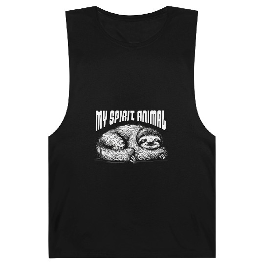 My Spirit Animal – Sleeping Sloth Barnard Tanks