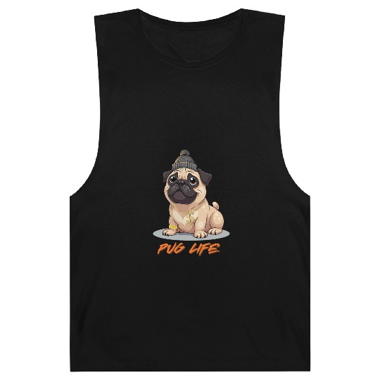 Pug Life Barnard Tanks