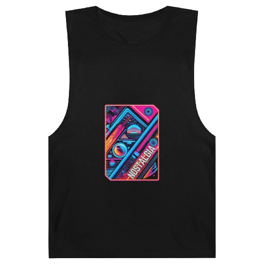 Neon Nostalgia - Vintage vibes Barnard Tanks