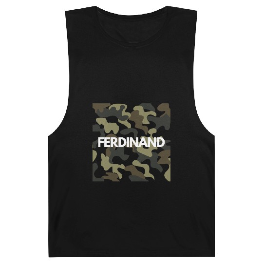 Ferdinand Name Barnard Tanks Men Good Quality Camouflage