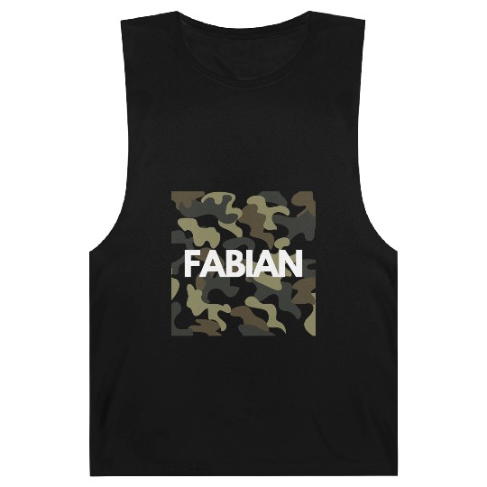 Fabian Name Barnard Tanks Men Good Quality Camouflage