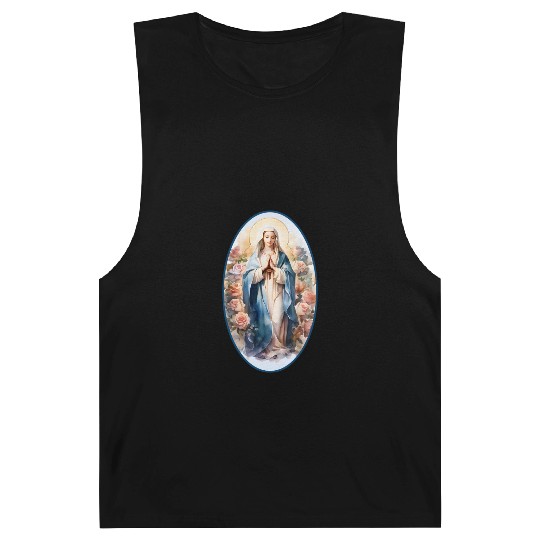 Blessed Mother Mary Knows Best Catholic Barnard Tanks