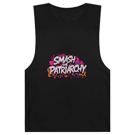 Smash The Patriarchy - International Womens Day Barnard Tanks