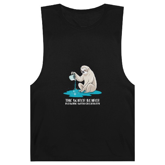 Aquarius Zodiac Sloth: The Water Bearer Flowing Barnard Tanks