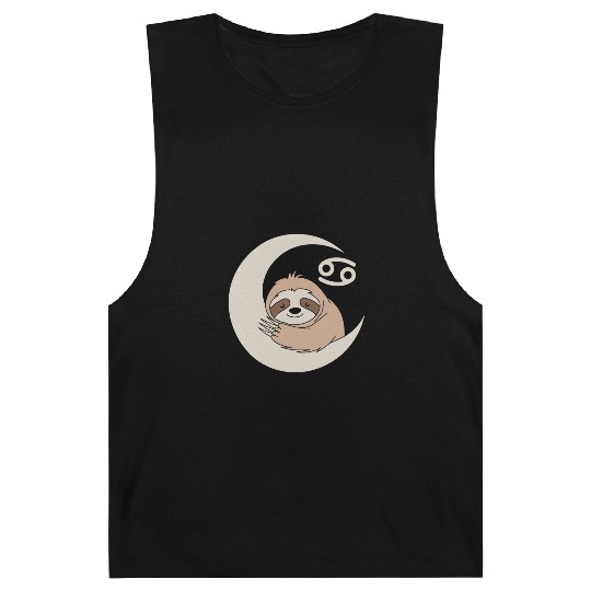 Cancer Zodiac Sloth Embrace the Calmness Barnard Tanks