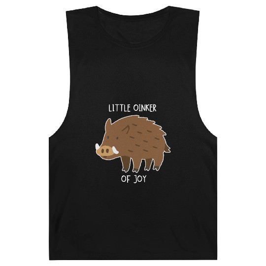 Little Oinker Of Joy Fluffy Piglet Barnard Tanks