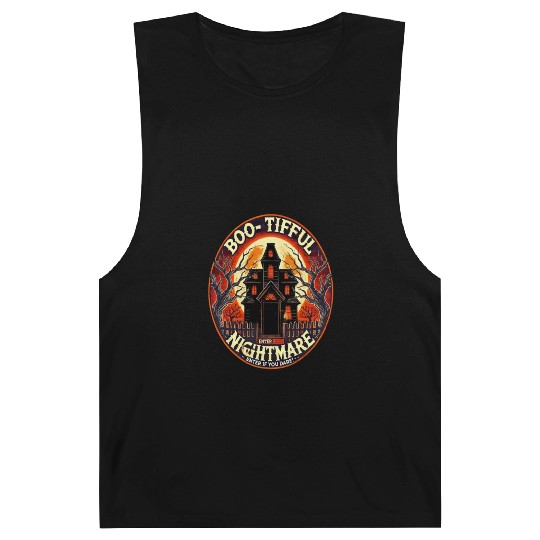 Haunted House Horror - Spooky Halloween Nightmare Barnard Tanks