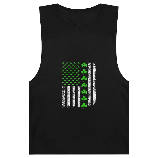 American Flag ‎Saint Patrick's Day Barnard Tanks