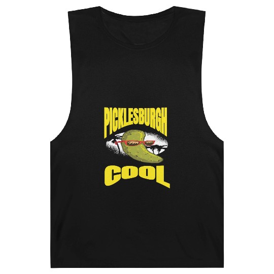 Pittsburgh Humor Picklesburgh Cool Relaxing Pickle Barnard Tanks