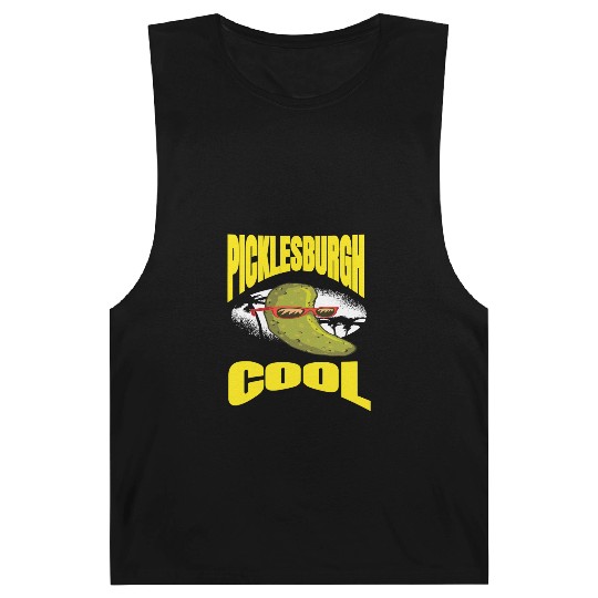 Pittsburgh Humor Picklesburgh Cool Relaxing Pickle Barnard Tanks