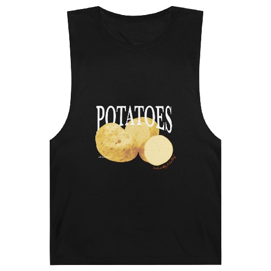 Earthy Potato Graphic Barnard Tanks