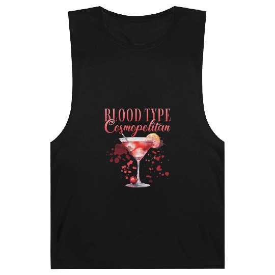 Cocktail Bartender Blood Type Cosmopolitan Barnard Tanks