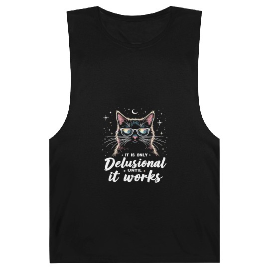 Delusional Cat Cat Retro Cats Cat Lovers Barnard Tanks