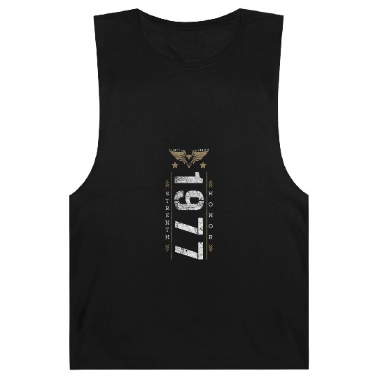 Limited Edition 1977 Strength and Honor Birthday Barnard Tanks