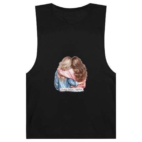 Always Better Together Best Friends BFF Friendship Barnard Tanks