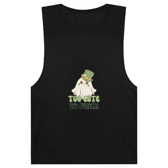 Too Cute to Pinch – St. Patrick’s Day Ghost Barnard Tanks