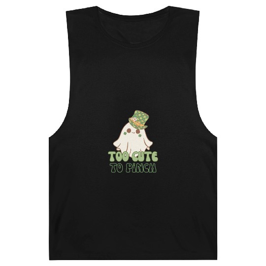 Too Cute to Pinch – St. Patrick’s Day Ghost Barnard Tanks