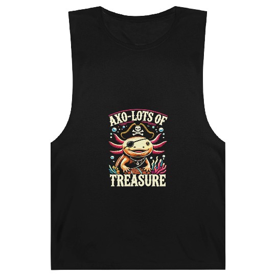 Treasure Hunting Adventure Pirate Axolotl Barnard Tanks