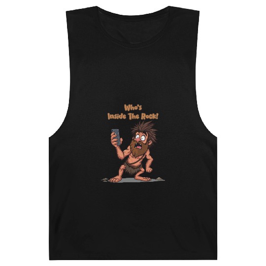 Funny Caveman – Stone Age Meets Modern Technology Barnard Tanks