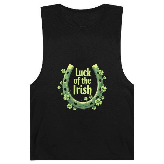 Luck of the Irish Horseshoe Design Barnard Tanks