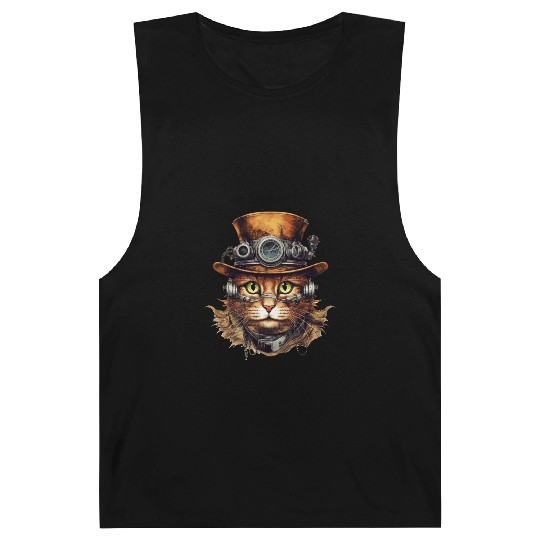 Steampunk Cat Kitten Art Fantasy Steampunk Artwork Barnard Tanks