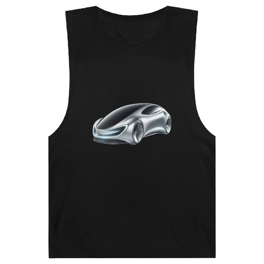 Silver and Black Futuristic Car Barnard Tanks